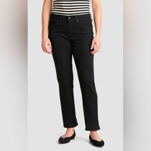 Denizen By Levi Black Women's Mid Rise Slim Fit Jeans